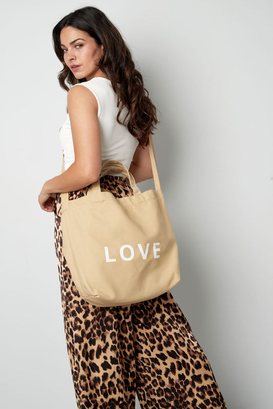 Love - Canvas Shopper