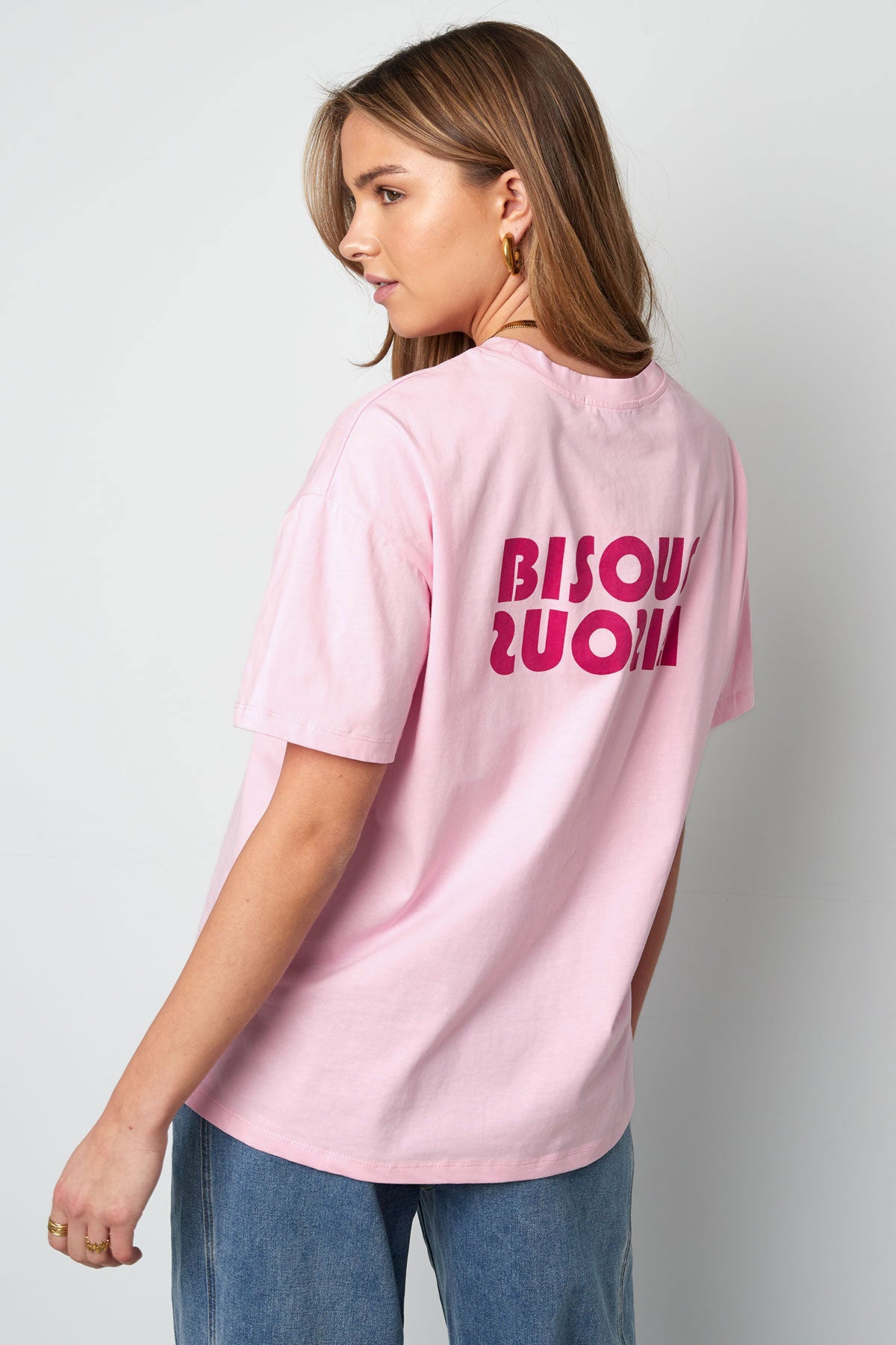 Bisous - T-shirt met korte mouwen