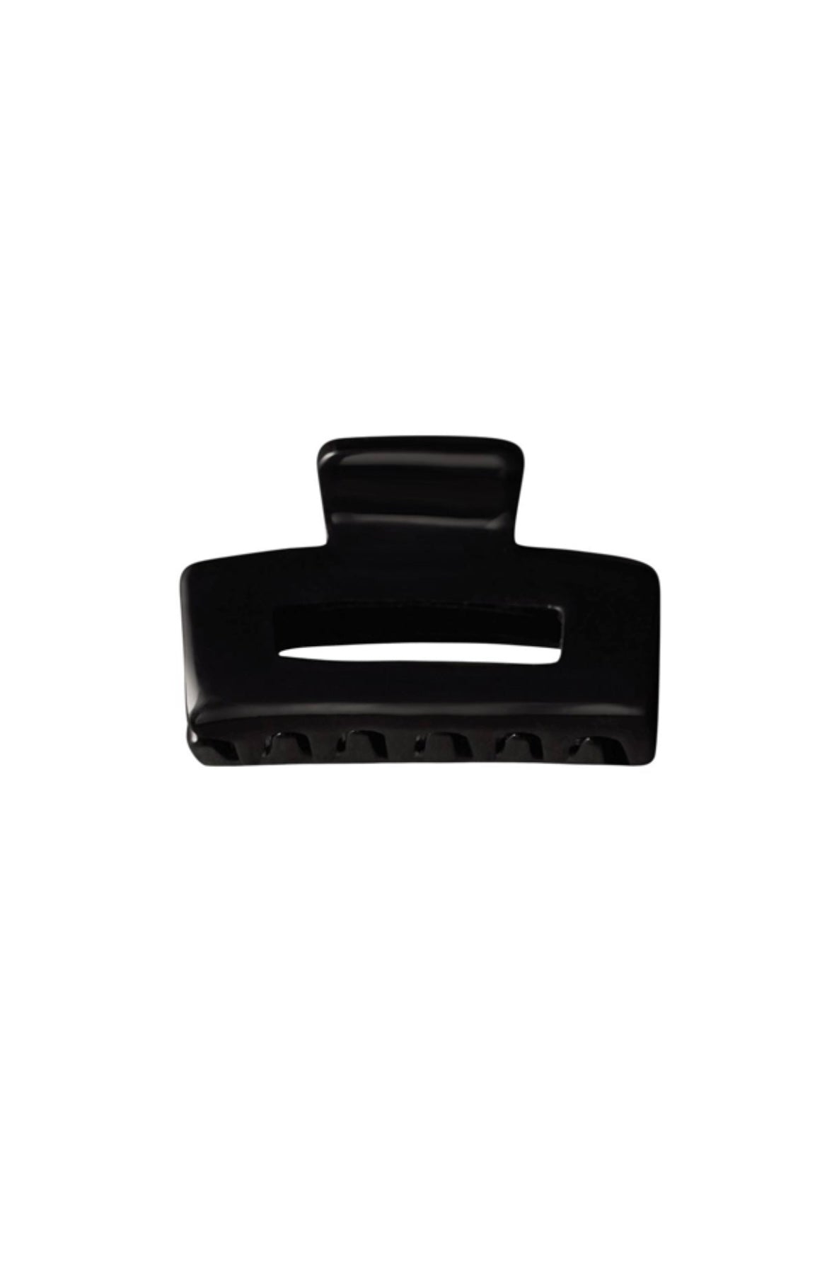 Haarclip mini-rechthoek zwart