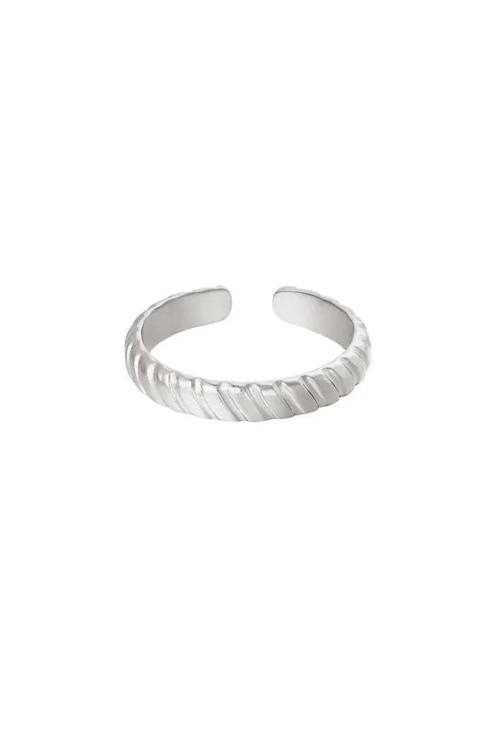 Ring Faya Zilver Stainless Steel