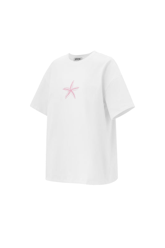 Beach Waves Roze - T-shirt met korte mouwen