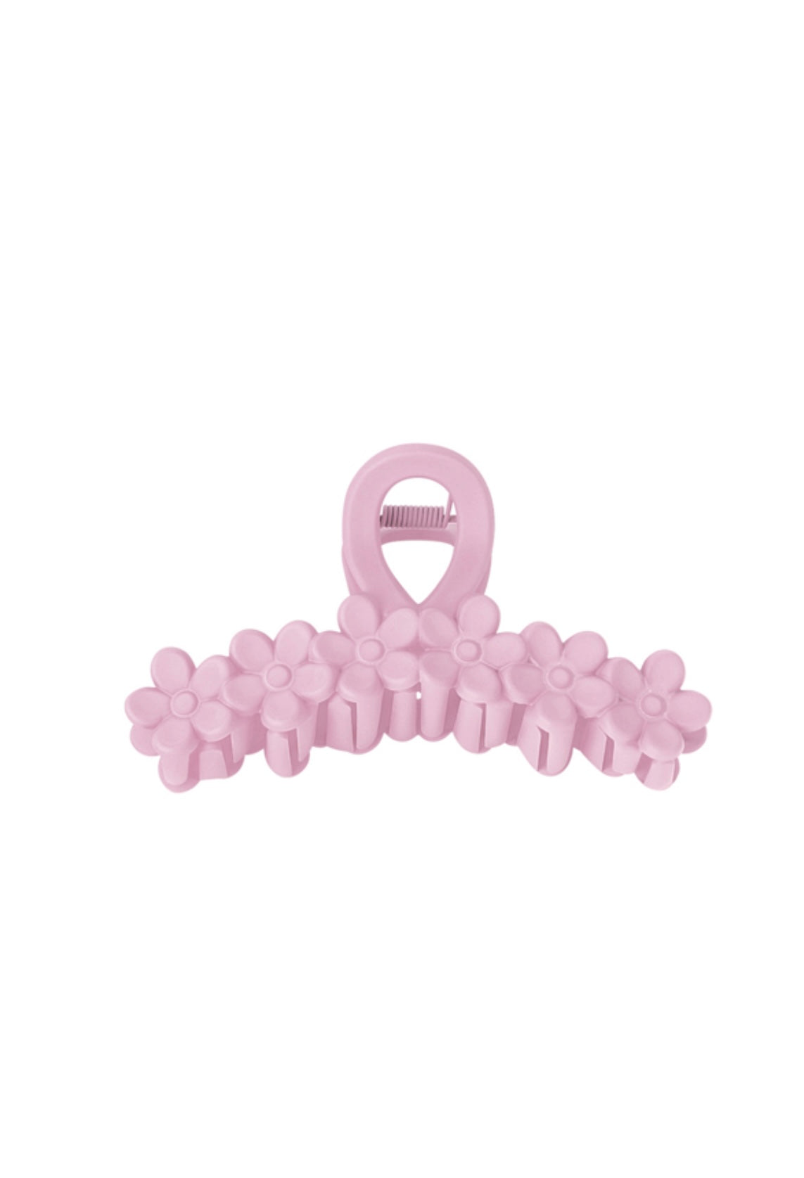 Haarclip bloemetjes roze