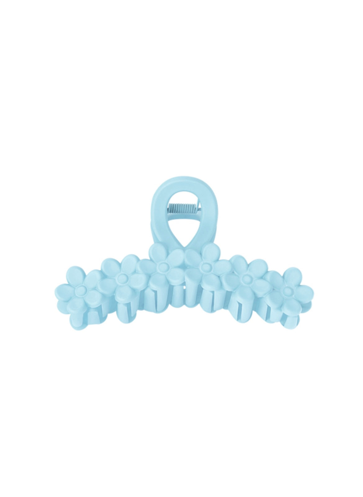 Haarclip bloemetjes blauw