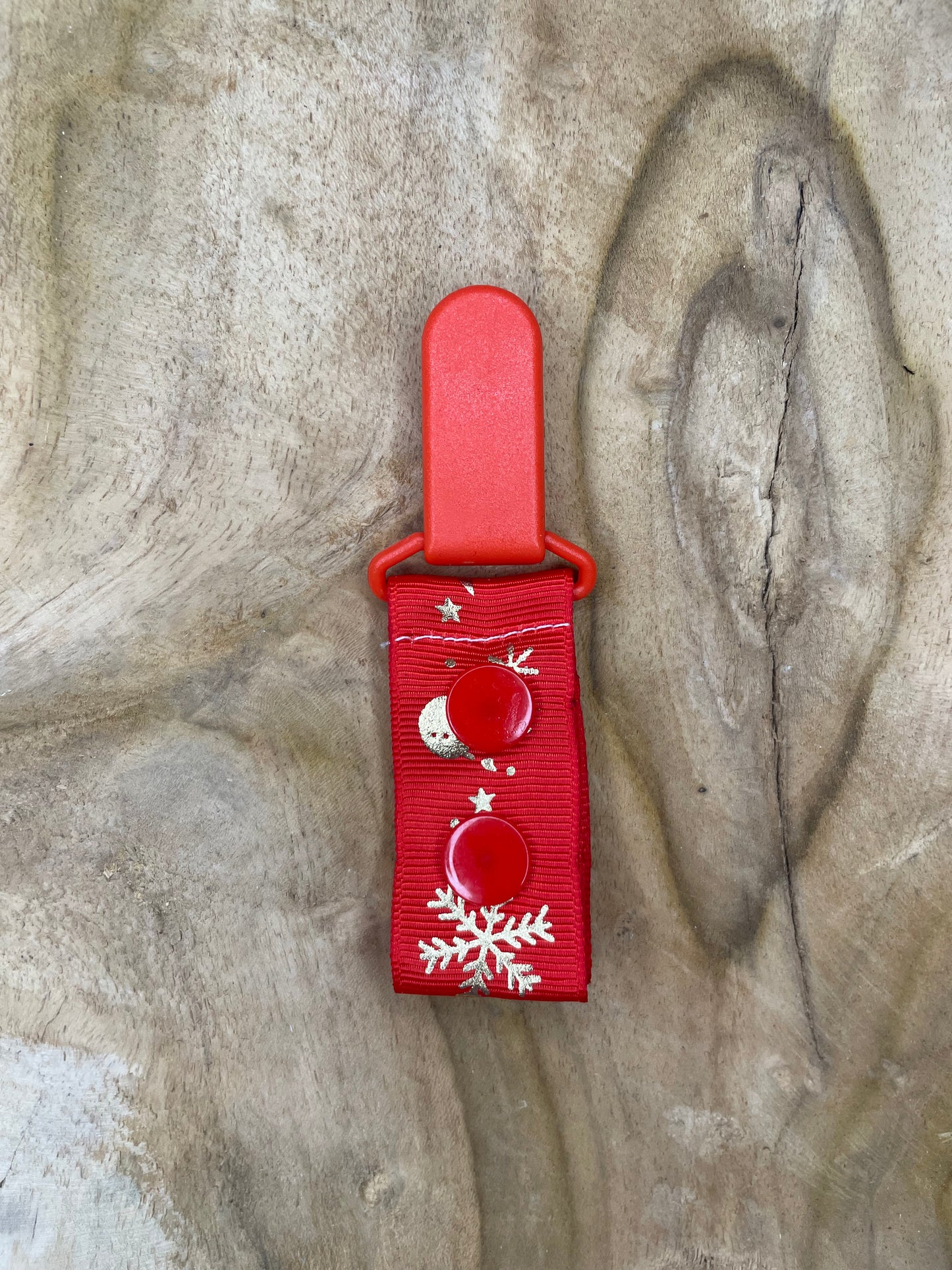 Sondeclip kerst rood en goud