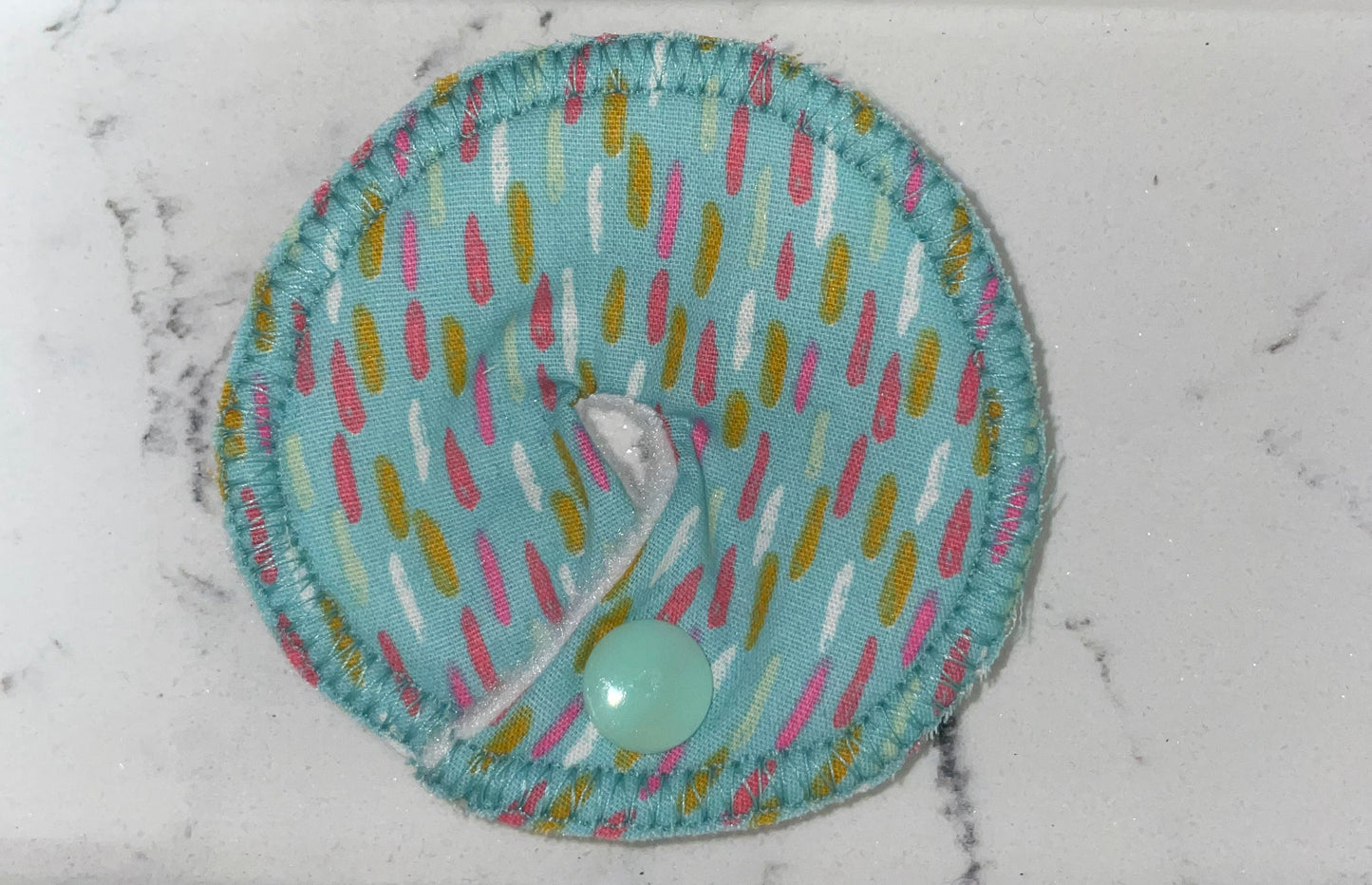 Sondepad turquoise strepen