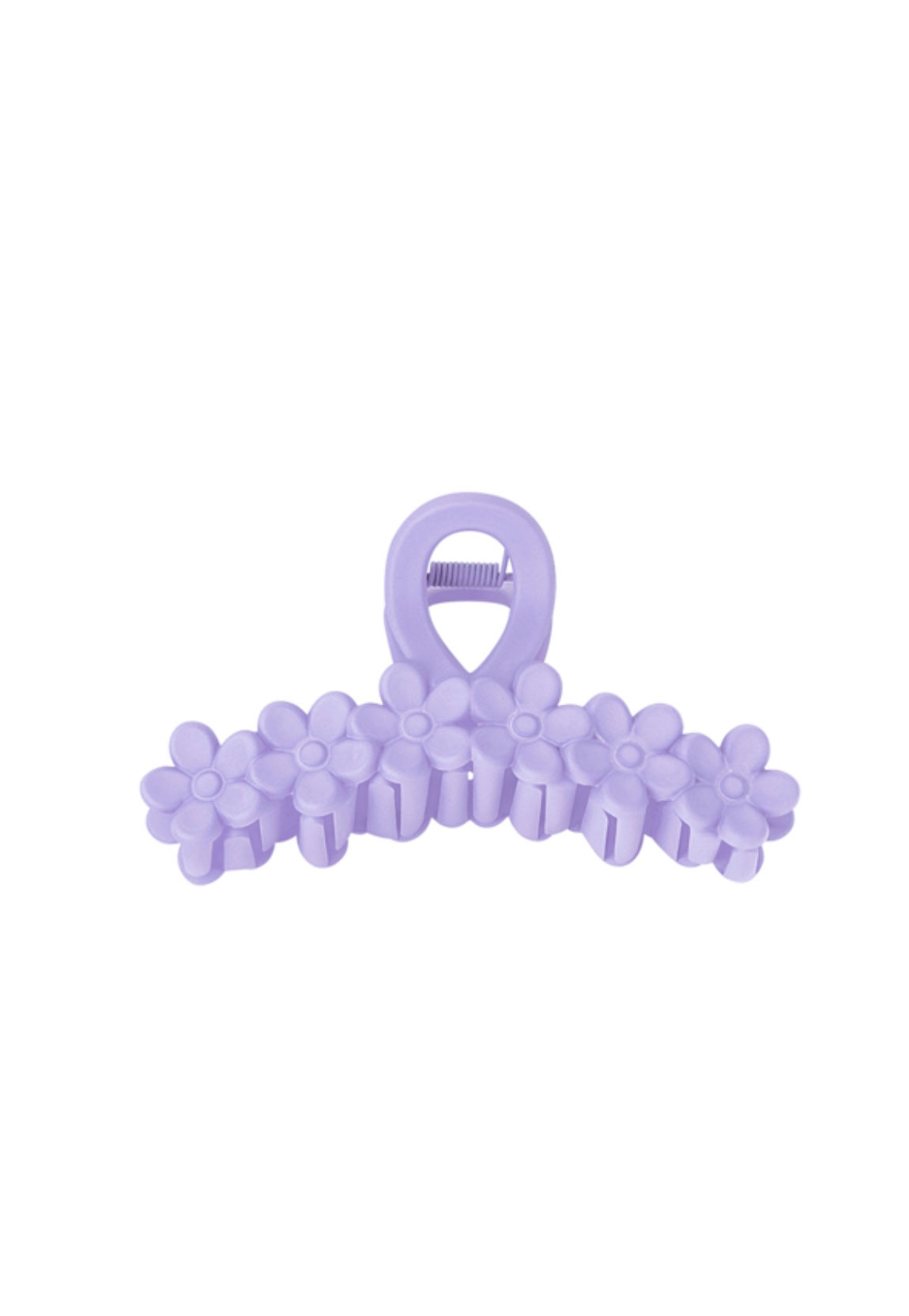 Haarclip bloemetjes paars
