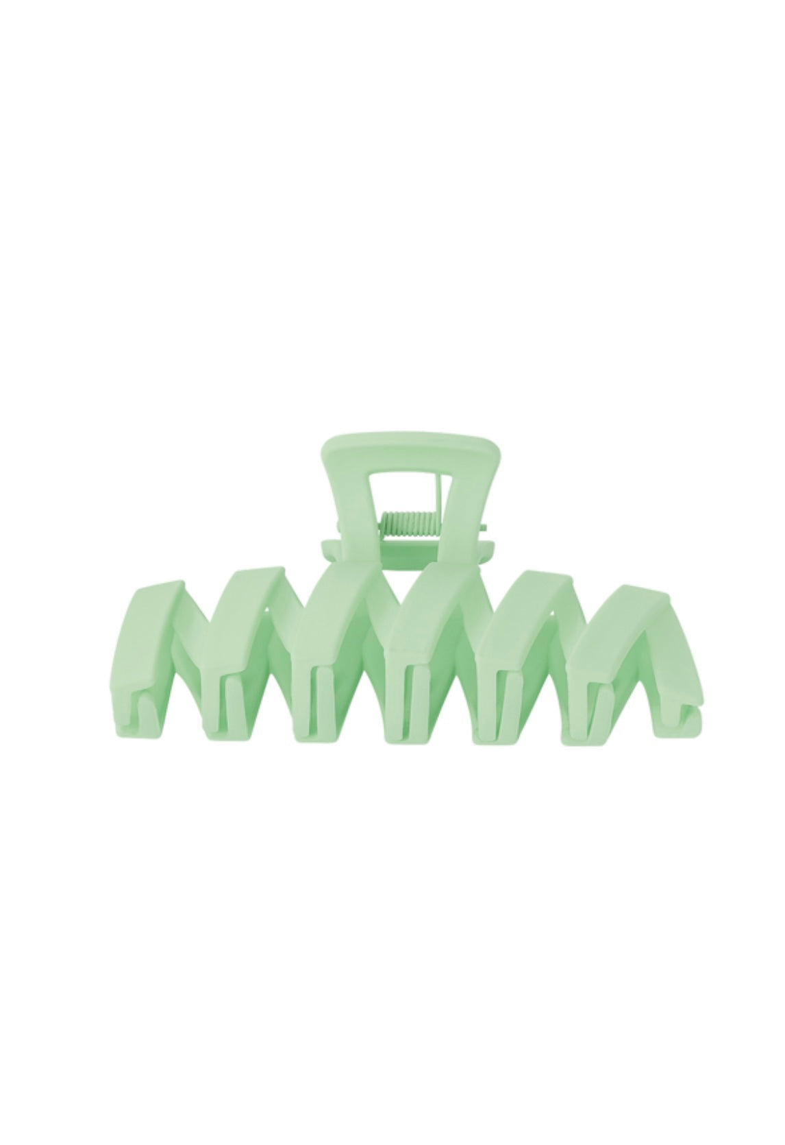 Haarclip zigzag groen