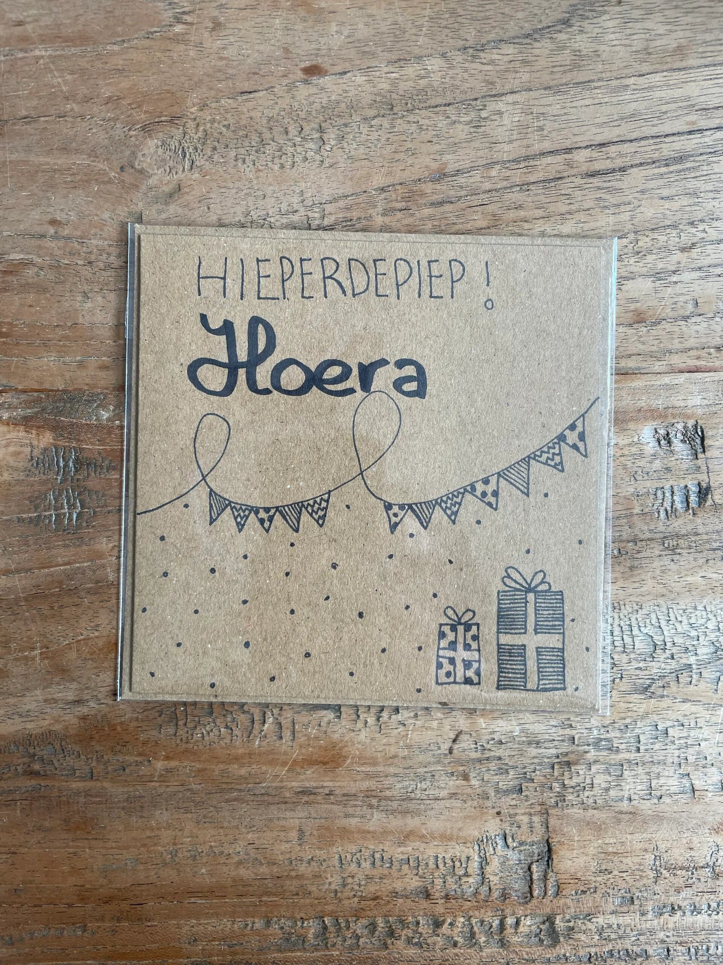 Kaart Hieperdepiep hoera