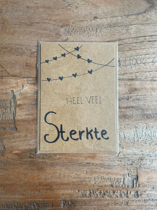 Kaart Heel veel sterkte!