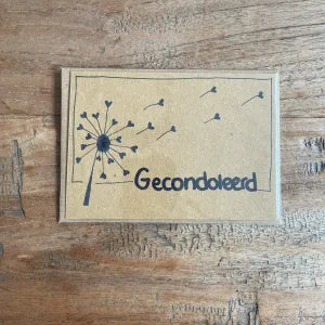Kaart Gecondoleerd