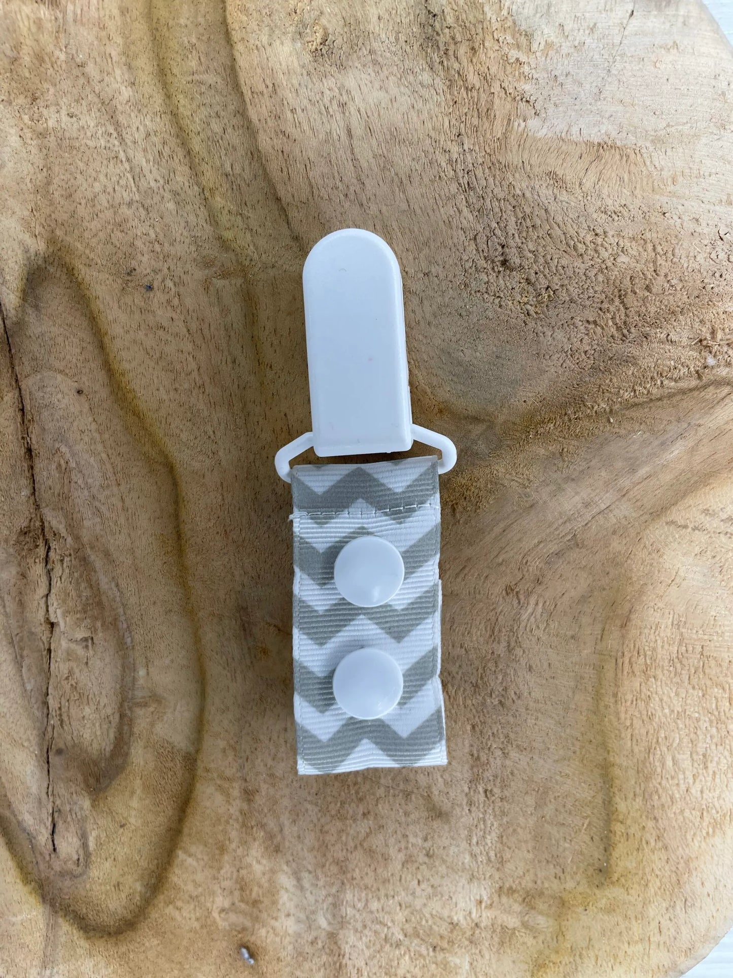 Sondeclip Grijs Wit Zigzag