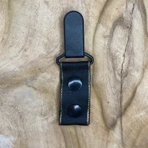 Sondeclip Zwart met goud randje