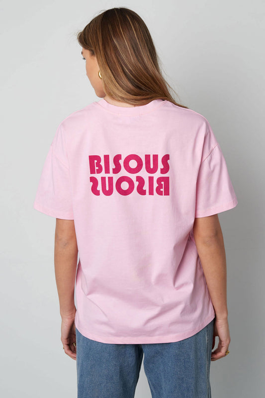 Bisous - T-shirt met korte mouwen