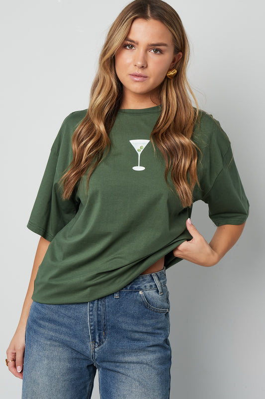 The Cocktail Club - T-shirt met korte mouwen