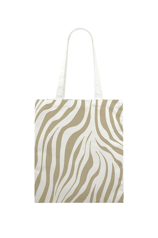 Zebraprint - Canvas Shopper