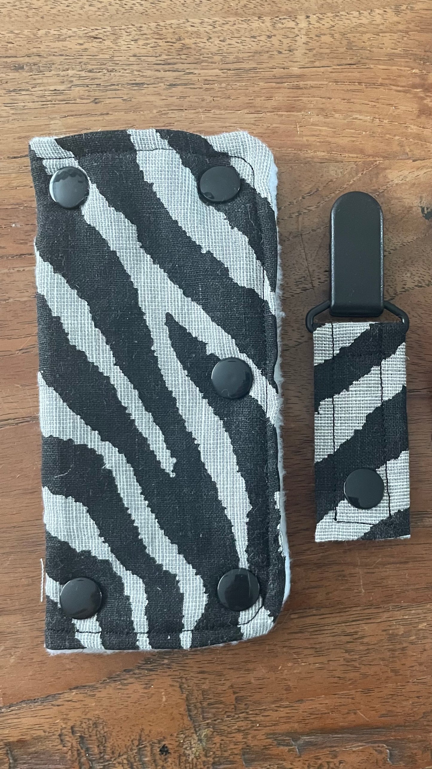 Set Poortcover + Sondeclip Zebra