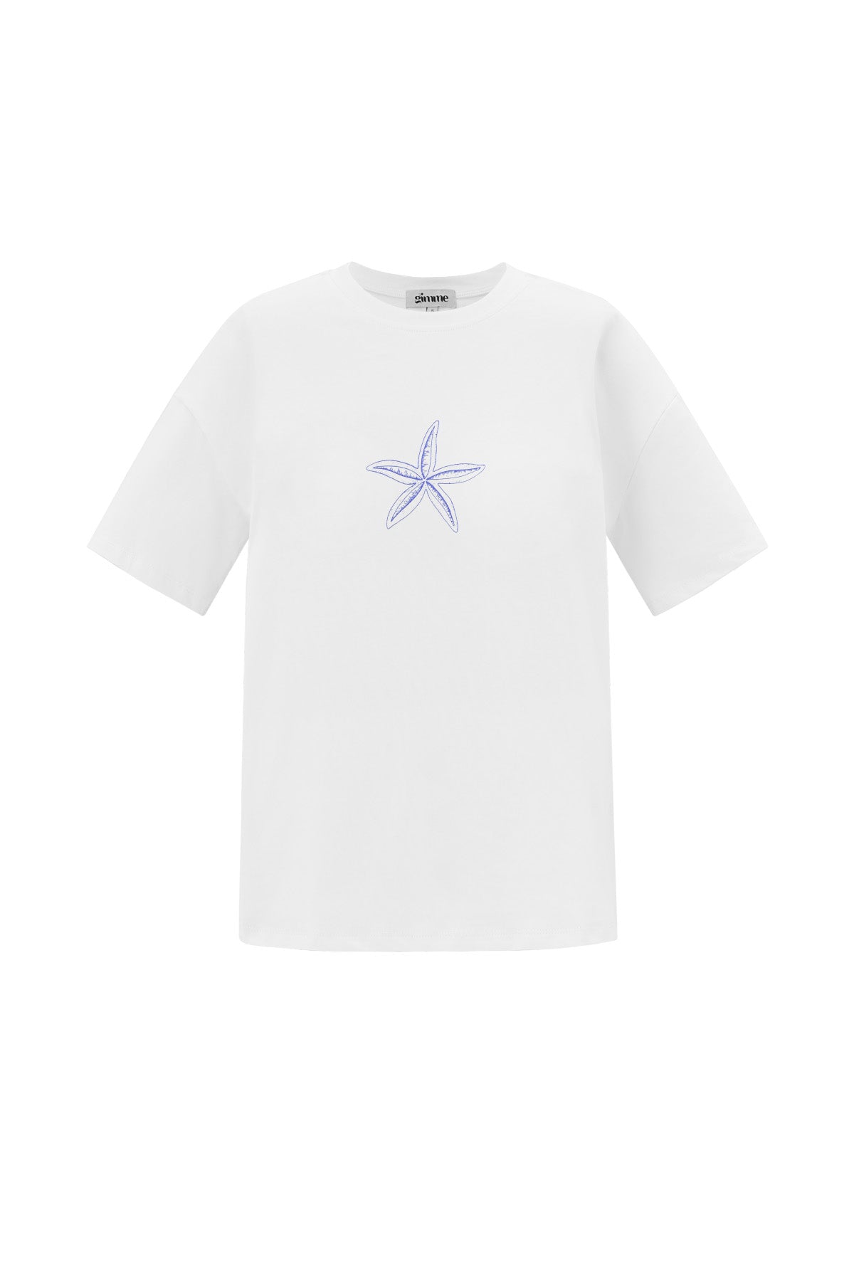 Beach Waves Blauw - T-shirt met korte mouwen
