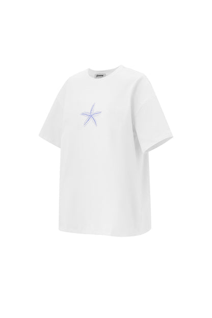 Beach Waves Blauw - T-shirt met korte mouwen