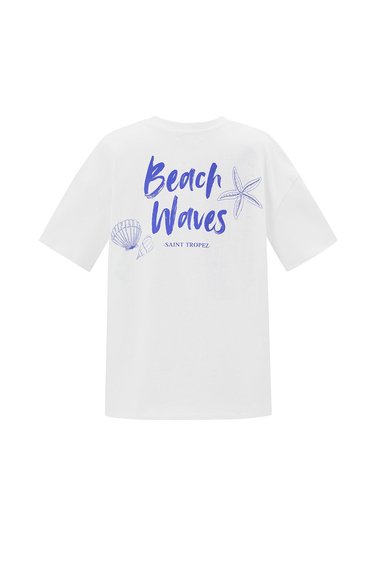 Beach Waves Blauw - T-shirt met korte mouwen